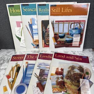 Lot of 8 Walter Foster How to Draw and Paint Books Acrylic Oil Watercolor Drawin